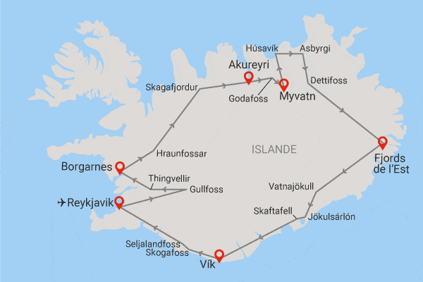 Circuit Inoubliable et magnifique Islande reykjavik Islande