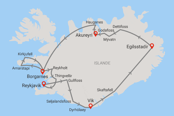 Circuit Nature et secrets d’Islande reykjavik Islande