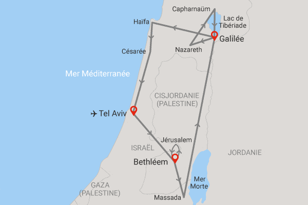 Circuit Merveilles d'Israël 3* et extension à Tel Aviv tel_aviv Israel