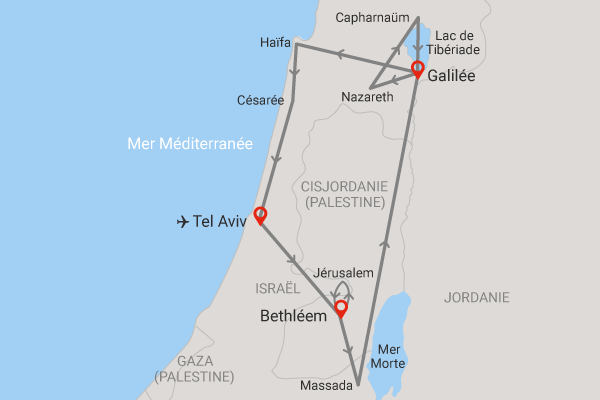 Circuit Merveilles d'Israël et extension à Tel Aviv tel_aviv Israel