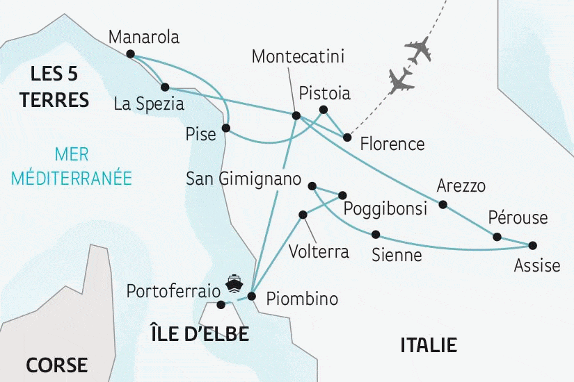 Circuit Le Grand Tour de Toscane florence Italie