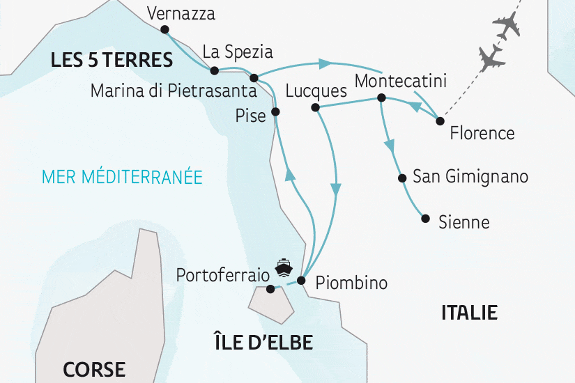 Circuit Le Grand Tour de Toscane florence Italie