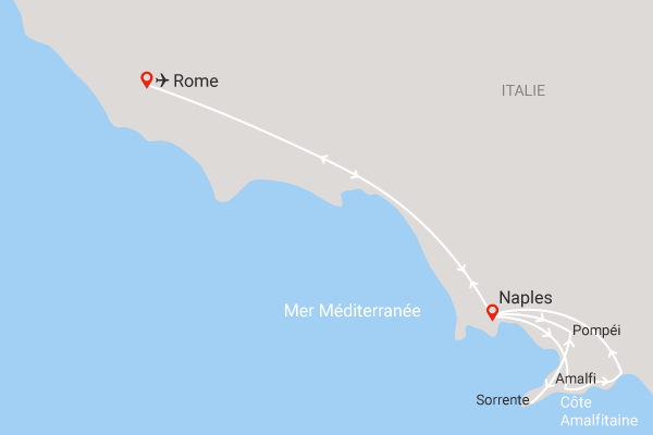 Circuit Dolce Vita de Rome à la Côte Amalfitaine rome Italie