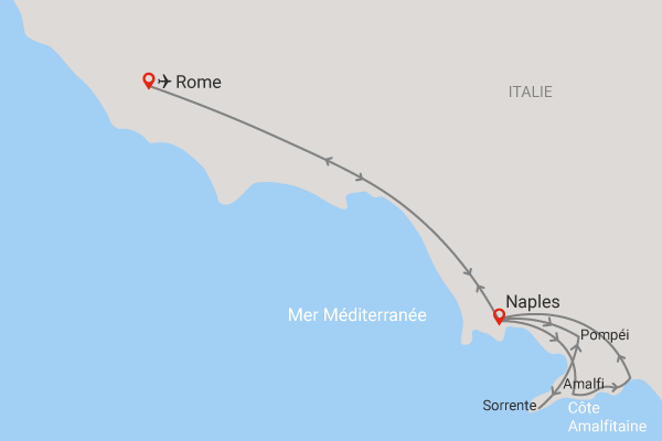 Circuit Dolce Vita de Rome à la Côte Amalfitaine rome Italie