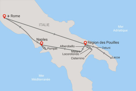 Carte itinéraire