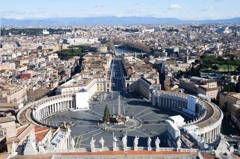 Rome vue depuis le Vatican