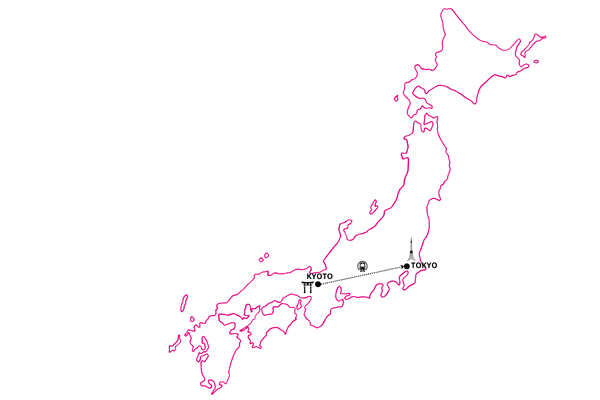 Circuit Japon d'Hier et d'Aujourd'hui, Kyoto et Tokyo en Liberté osaka Japon