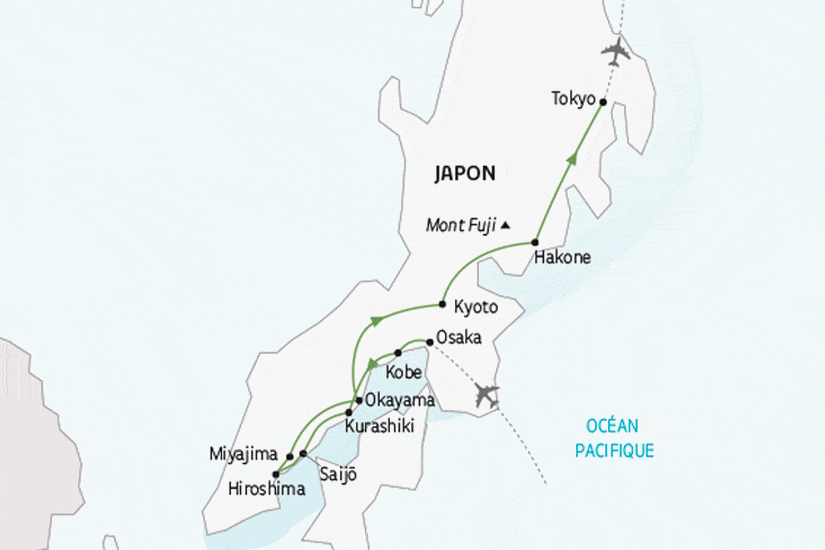 Circuit Le Japon, Trésors du Soleil Levant 2027 osaka Japon