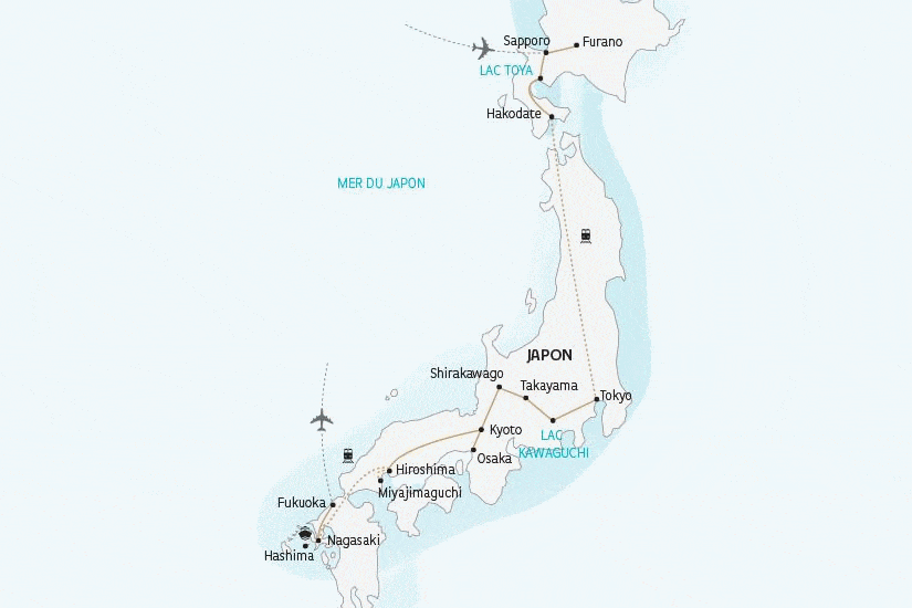 Circuit La Grande Traversée du Japon sapporo Japon