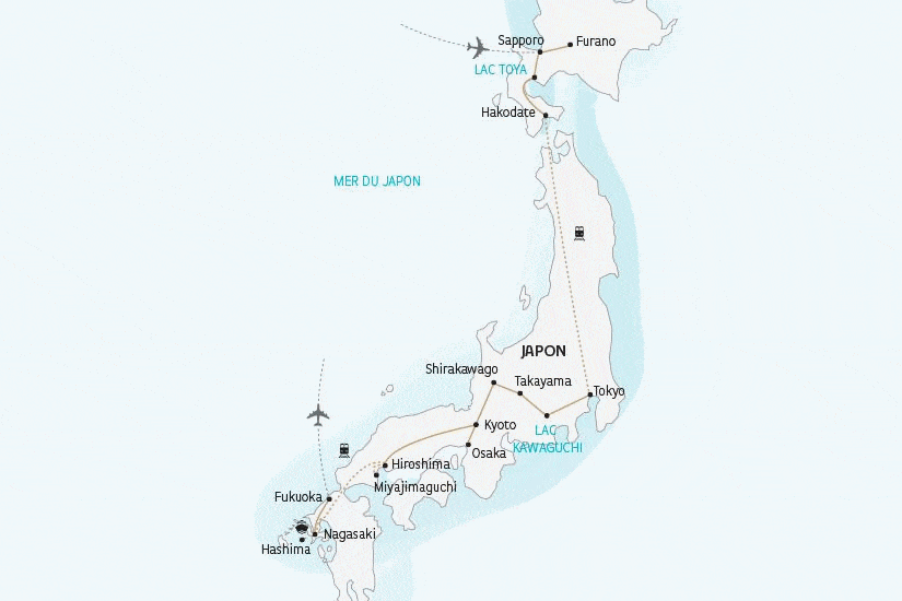 Circuit La Grande Traversée du Japon (avec journée à l'Exposition Universelle 2025 d'Osaka) sapporo Japon