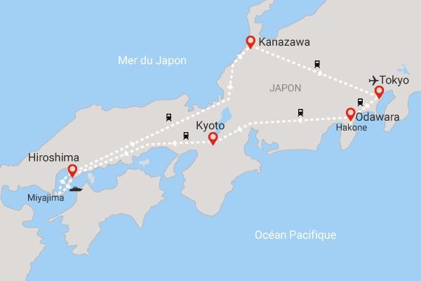 Circuit Les Essentiels du Japon et extension Hiroshima en privatif tokyo Japon