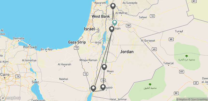 Circuit Sur la route des Rois : rando et vélo en Jordanie amman Jordanie