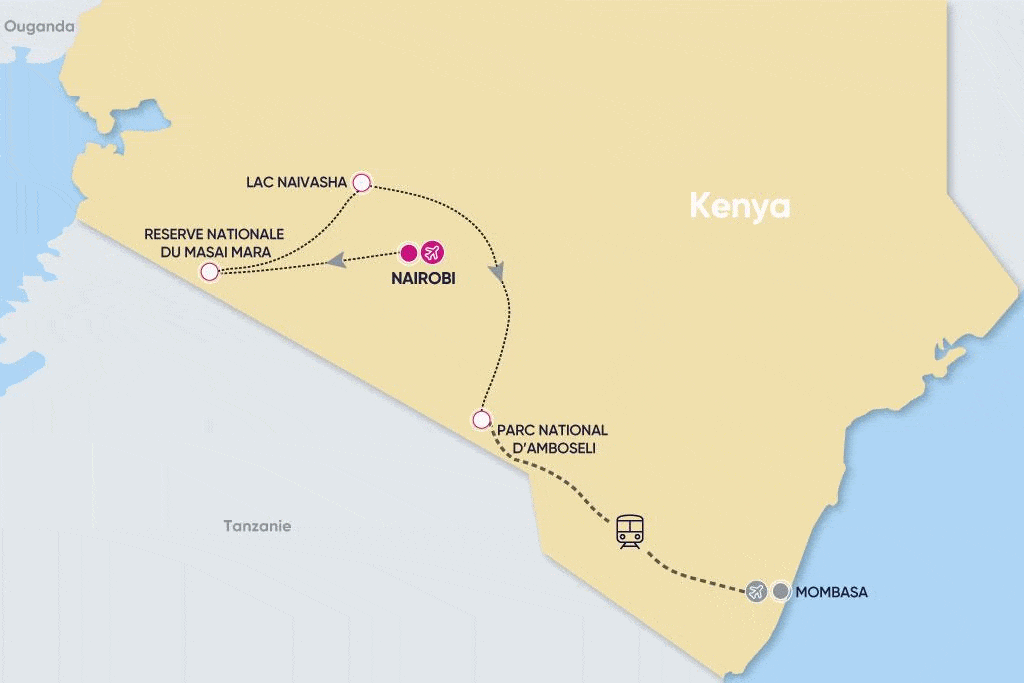 Circuit Safari Inoubliable au Kenya : Masai Mara, Naivasha et Amboseli nairobi Kenya