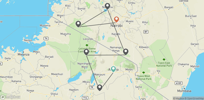 Circuit L'âme sauvage : voyage entre Kenya et Tanzanie nairobi Kenya