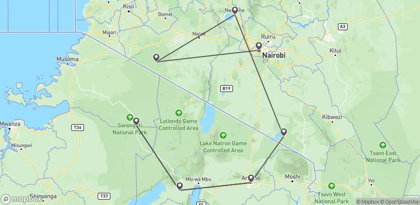 Circuit Sur les traces de la grande migration : du Masai Mara au Serengeti nairobi Kenya