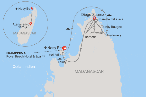 Circuit Couleurs du Nord de Madagascar en privatif Nosy_be Madagascar