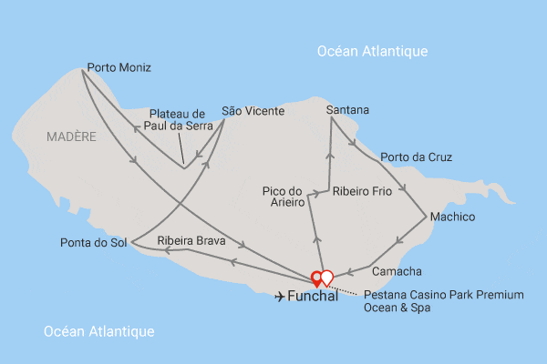 Circuit Nature et traditions, extension 3 nuits au Pestana Casino Park Premium Ocean & Spa funchal Madère