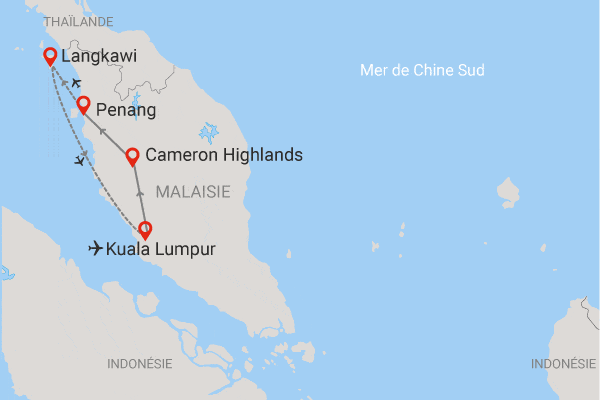 Circuit De Kuala Lumpur aux Plages de Langkawi en privatif kuala_lumpur Malaisie