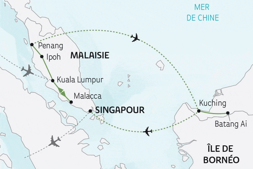 Circuit La Malaisie et Singapour kuala_lumpur Malaisie