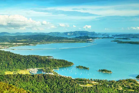 Vue panoramique Langkawi