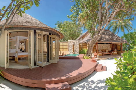 Maldives : Hôtel Banyan Tree Vabbinfaru