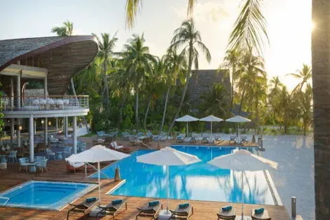 Maldives : Hôtel Outrigger Maafushivaru Resort