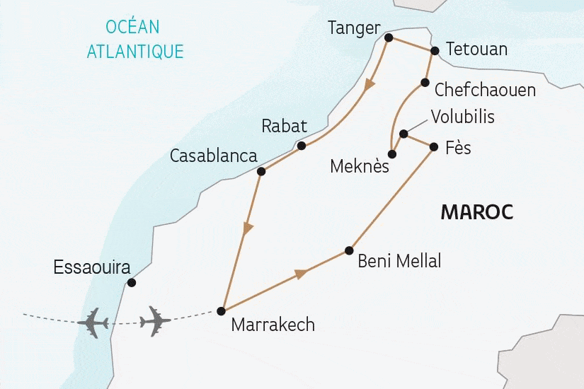 Circuit Le Maroc, du Rif à l'Atlas marrakech Maroc