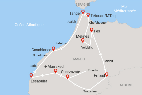 Grand Tour du Maroc (Circuit Privatif) marrakech Maroc