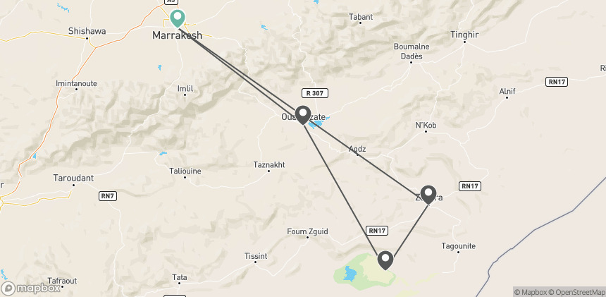Circuit L’appel du désert : expédition en 4x4 d’Erg Chegaga à Ouarzazate marrakech Maroc