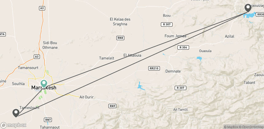 Circuit Voyage aux mille couleurs : Marrakech, Bin El Ouidane et Agafay marrakech Maroc