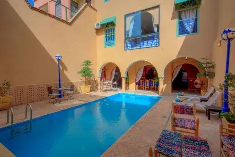 Hôtel Riad La Villa Bleue marrakech MAROC