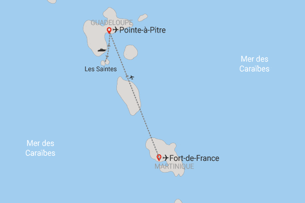 Autotour Trilogie créole en liberté fort_de_france Martinique