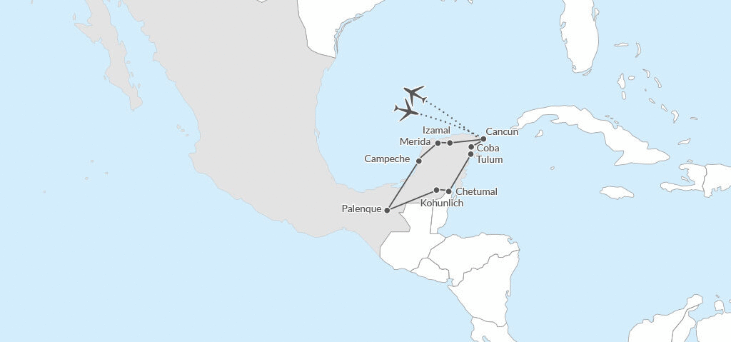 Circuit Découverte du monde Maya cancun Mexique