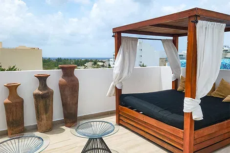 Mexique : Hôtel Terrasse Hotel Playa del Carmen