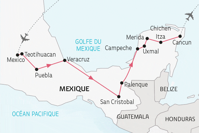 Circuit L'Essentiel du Mexique 2024 mexico Mexique
