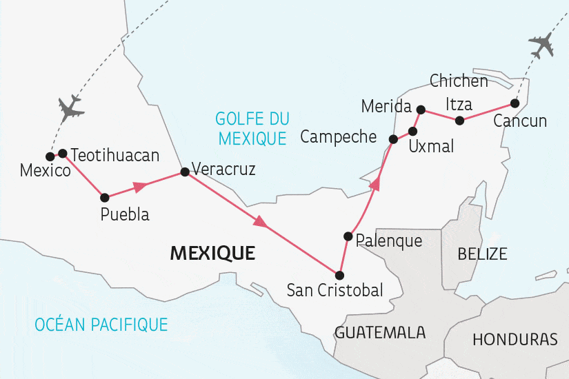 Circuit L'Essentiel du Mexique 2025 mexico Mexique