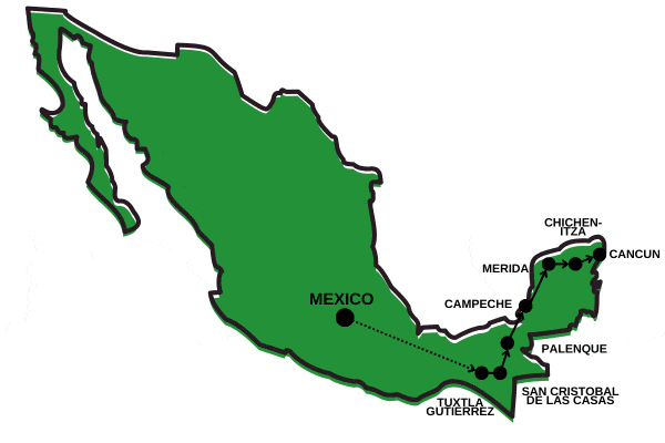 Circuit Odyssée Mexicaine : De Mexico au Yucatan mexico Mexique