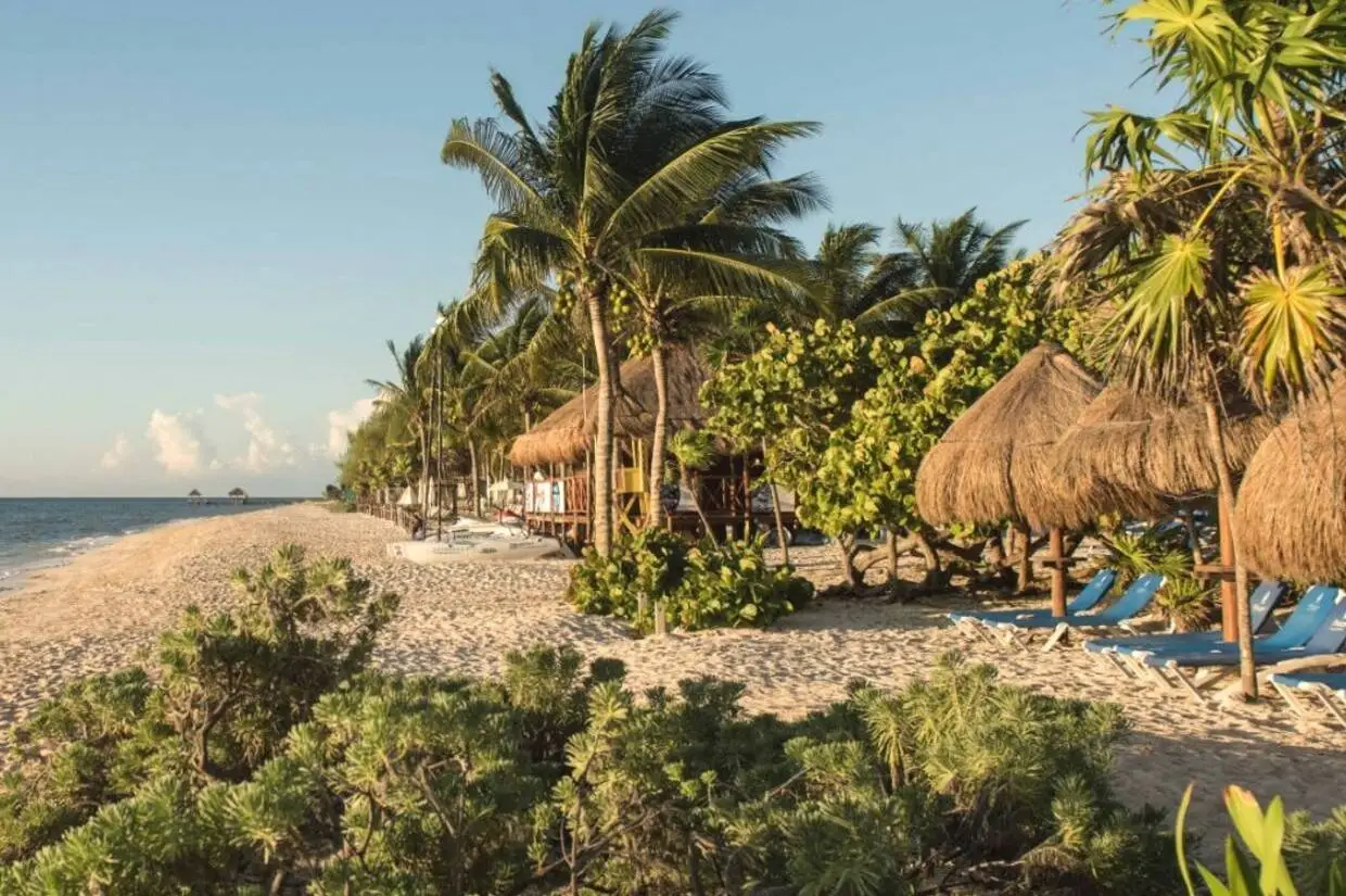 Train pour enfants : Transport : Playa del Carmen : Yucatán : Mexique 