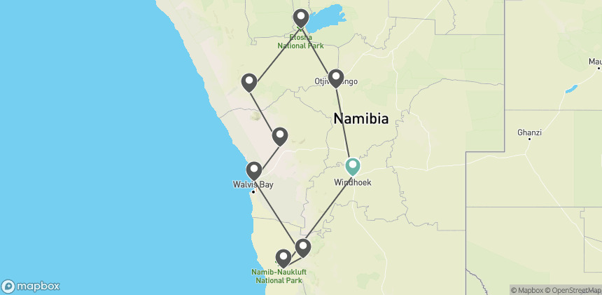Circuit Là où la terre devient lumière : la Namibie éternelle windhoek Namibie