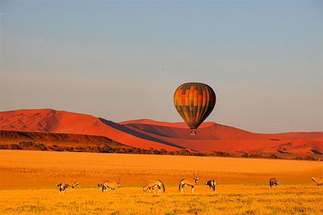 Excursion en mongolfière désert du Namib