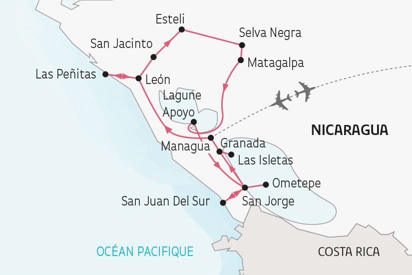 Circuit Le Nicaragua, au coeur de l'Amérique Centrale managua Nicaragua
