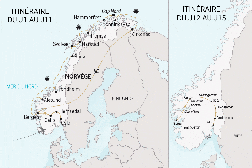 Circuit Splendeurs Norvégiennes oslo Norvege