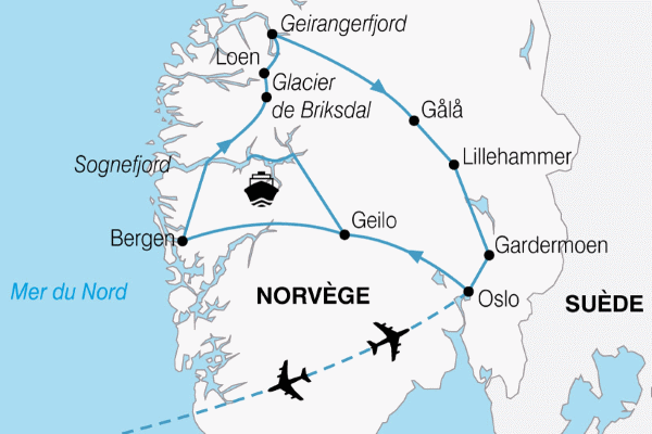Circuit Les plus Beaux Fjords de Norvège oslo Norvege