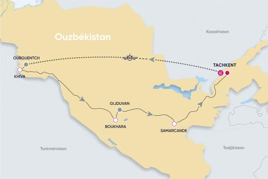 Circuit Privatif Les Incontournables de l'Ouzbékistan tashkent Ouzbekistan