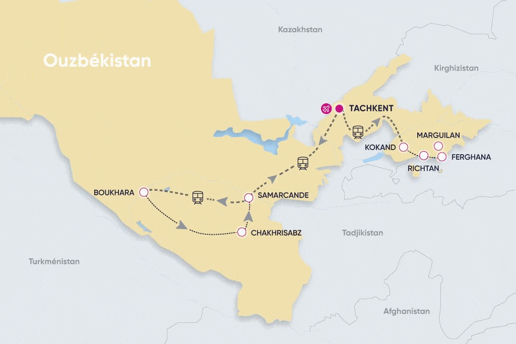 Circuit Privatif Sur les Traces des Caravanes de la Soie tashkent Ouzbekistan