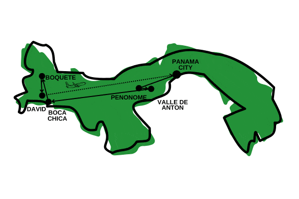 Circuit Panama, Couleur Café panama Panama