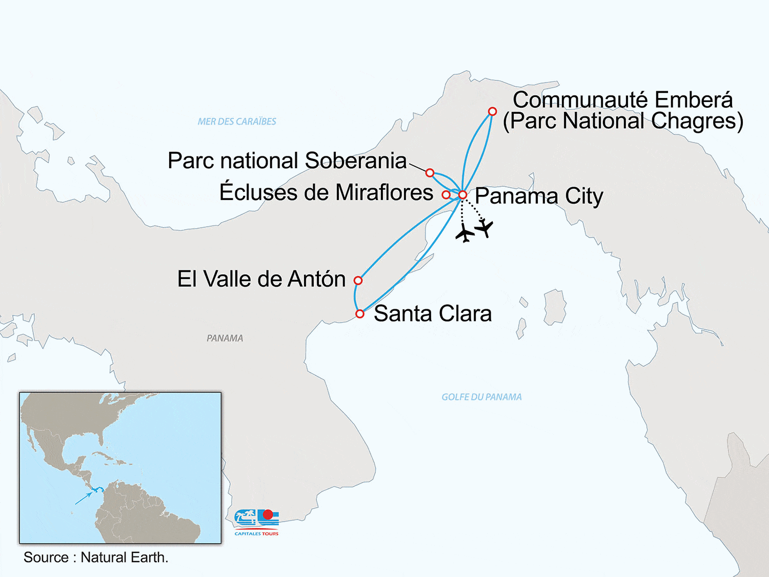 Circuit Panama - Le Canal trait d'union avec la Nature panama Panama