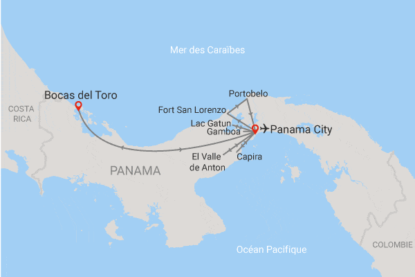 Circuit Panama authentique et plages des Caraïbes (maximum 16 participants) panama Panama