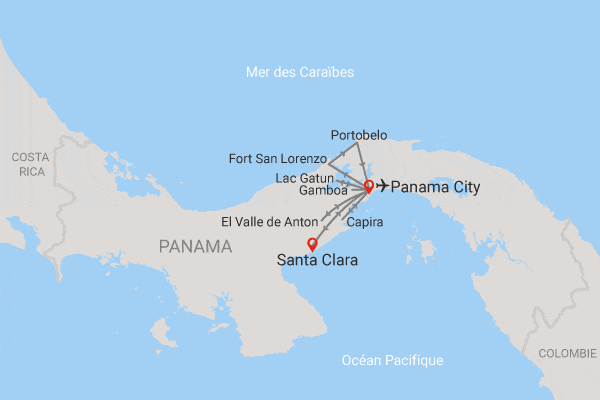 Circuit Panama authentique et plages du Pacifique (maximum 16 participants) panama Panama