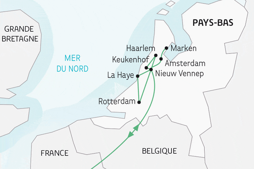 Circuit Séjour découverte aux Pays-Bas nieuwvennep Pays Bas